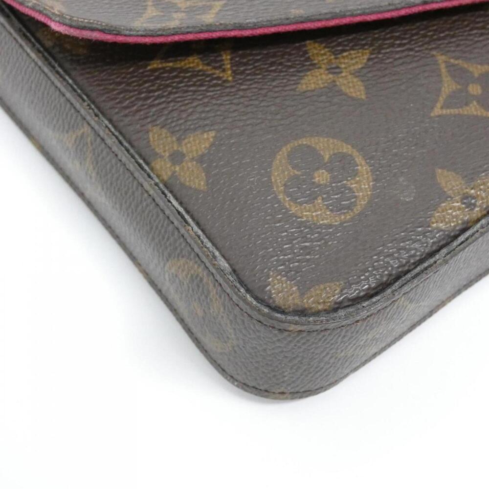 LOUIS VUITTON Brown Monogram Pochette Shoulder Bag - Picture 4 of 10